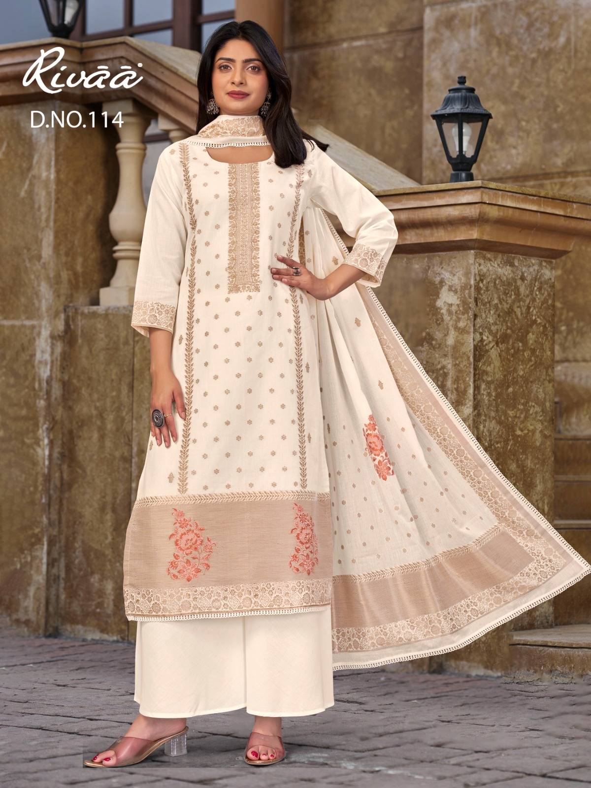 113 Series By Rivaa Stylish Beautiful Colourful Pure Cotton Dresses At Wholesale 
